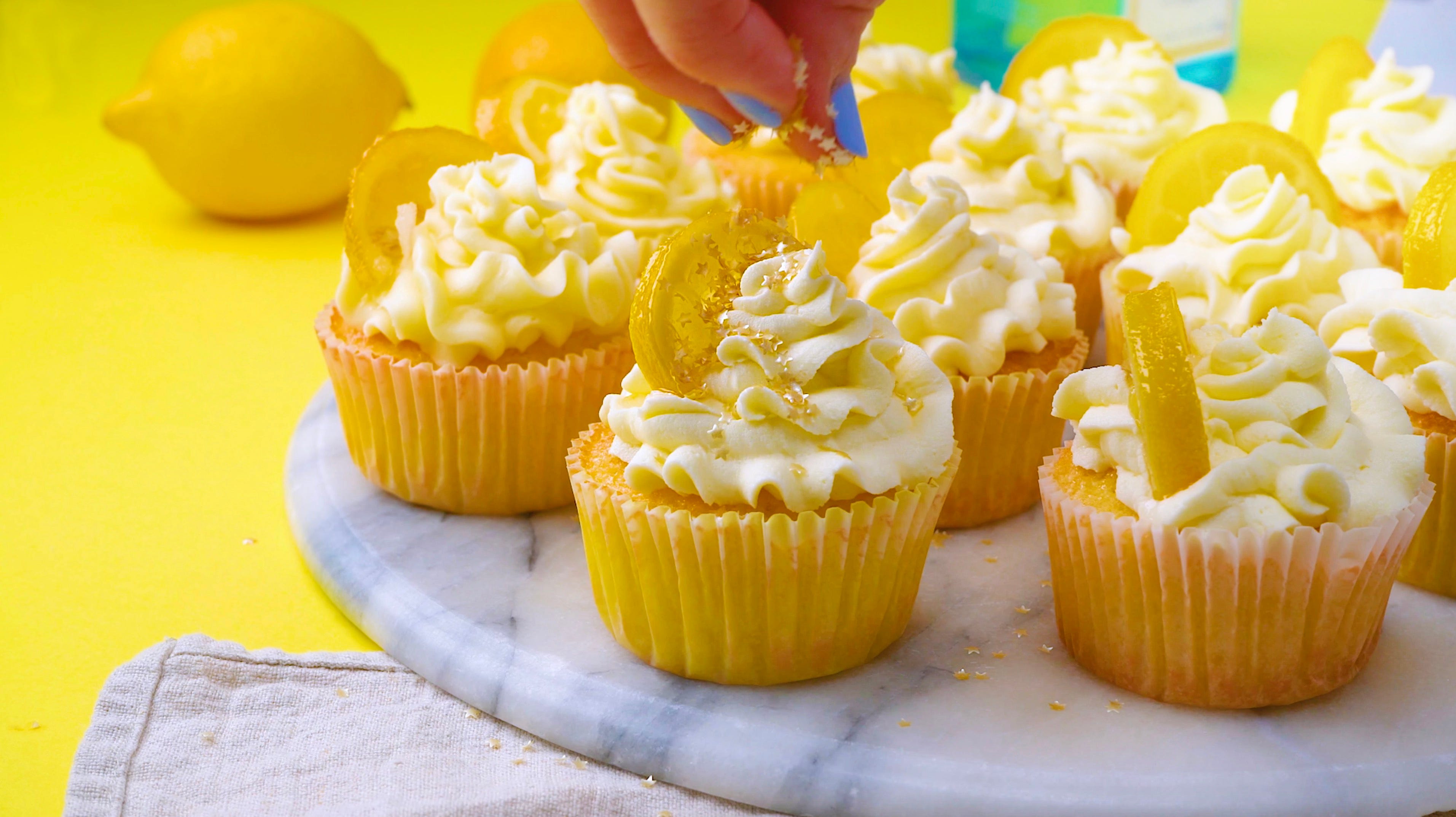 best cupcake recipes gin and prosecco lemon drizzle cupcakes