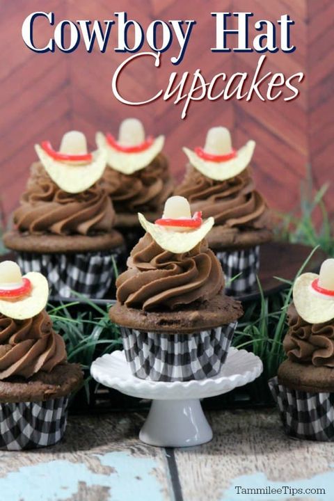 cowboy hat cupcakes