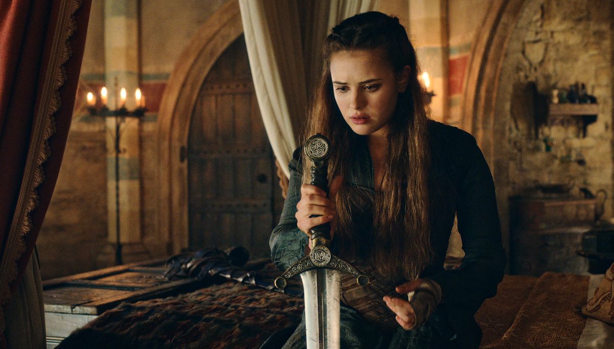 cursed l to r katherine langford as nimue in episode 108 of cursed cr courtesy of netflix © 2020