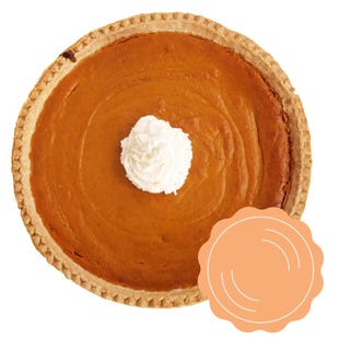 custard pie illustration