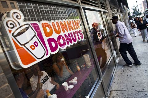 dunkin donuts storefront