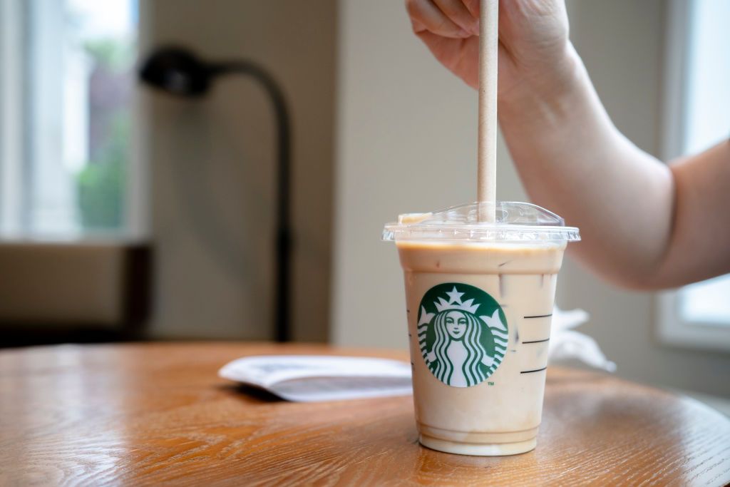 Starbucks keto iced caffe latte