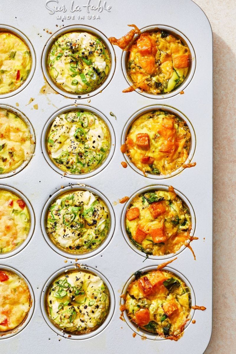 egg muffins in a muffin pan