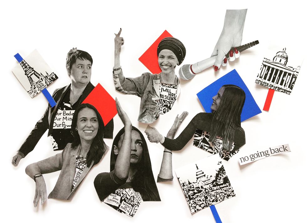 Run As You Are: Meet The Young Women Shaking Up The World Of Politics, Ruth Davidson, Ilan Omar, Katrin Jakobsdóttir, Alexandria Ocasio-Cortez and Jacinda Arden