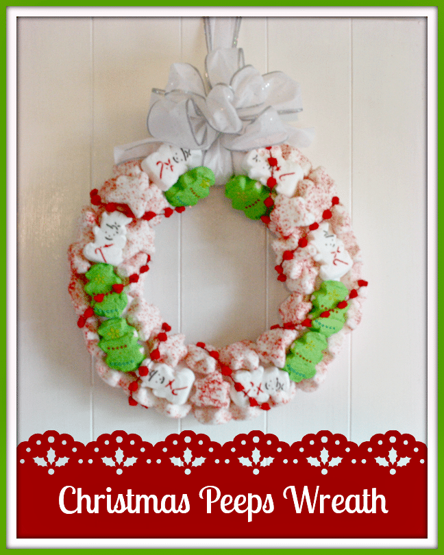 Christmas Peeps Wreath