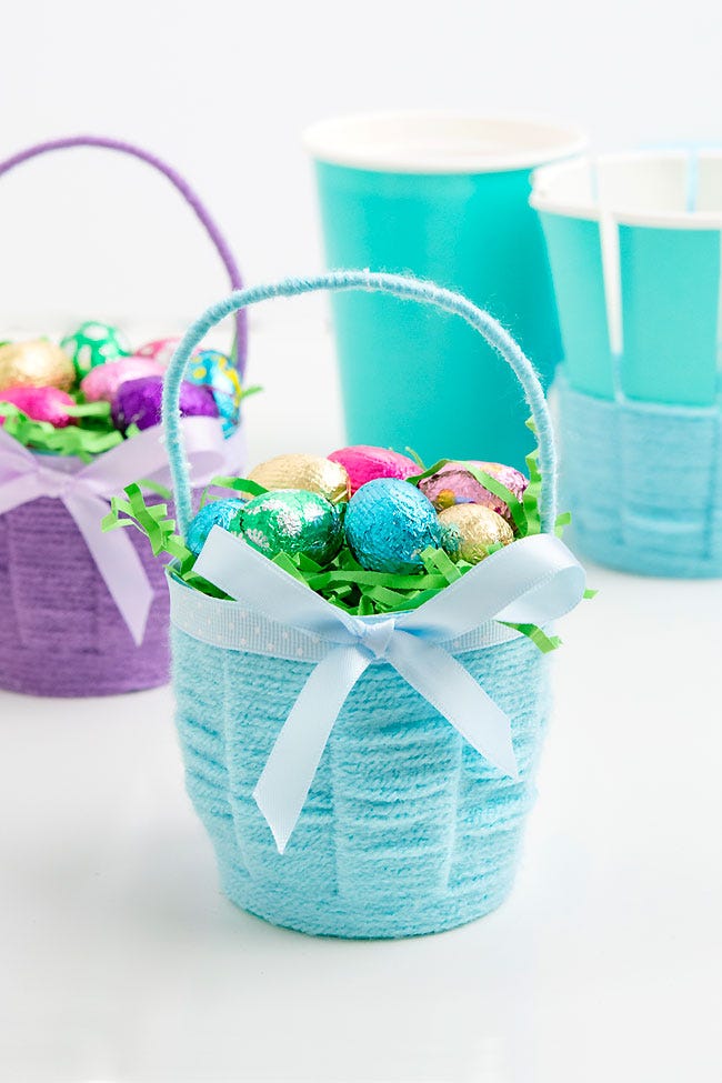 mini easter basket craft