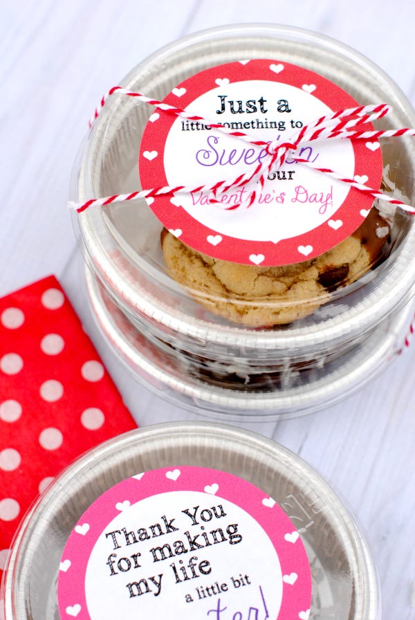 valentines day printable gift tag
