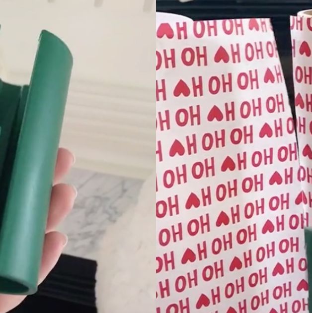 Cutting Gift wrapping paper