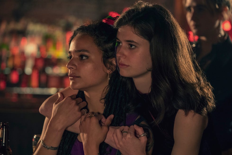 conversations with friends    “episode 12”   episode 112    frances faces up to the consequences of her actions and attempts to repair her relationship with bobbi she also finds a fragile understanding with her parents but as she strives to take control of her life, the question of her and nick remains bobbi sasha lane and frances alison oliver, shown photo by enda bowehulu