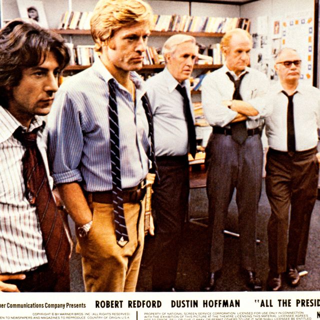 dustin hoffman and robert redford in the film all the president's men