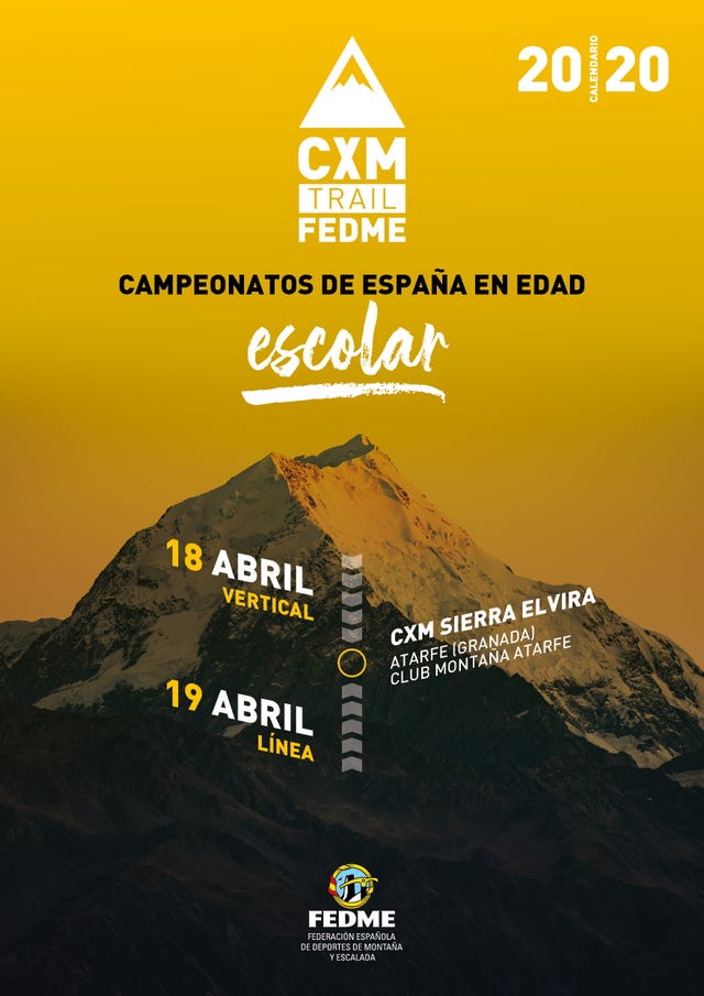 Calendario oficial FEDME