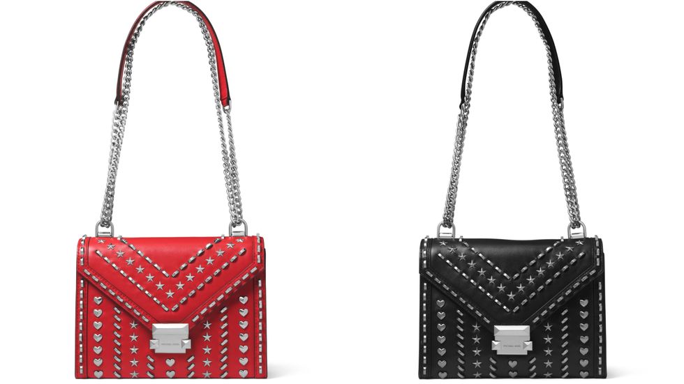 Bag, Handbag, Red, Fashion accessory, Shoulder bag, Design, Material property, Pattern, Font, Pattern, 
