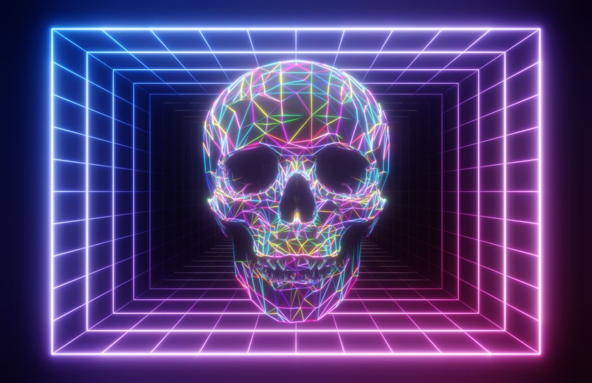 cyber skull