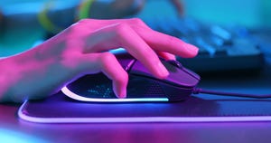 cyber sport gamer click mouse