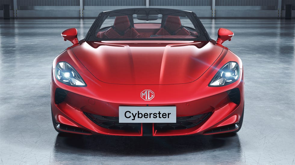 MG Cyberster EV Roadster Shows Beautiful Bodywork in First Photos