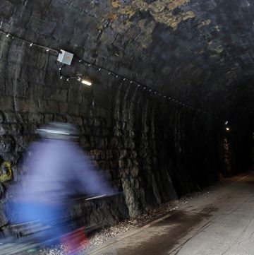 bath's two tunnels greenway, the longest cycle tunnels in the uk
