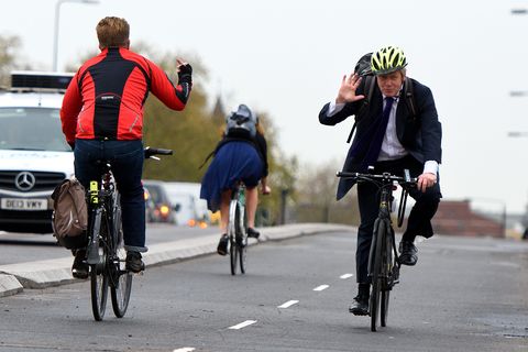 Boris Johnson Launches London's First Cycle Superhighway