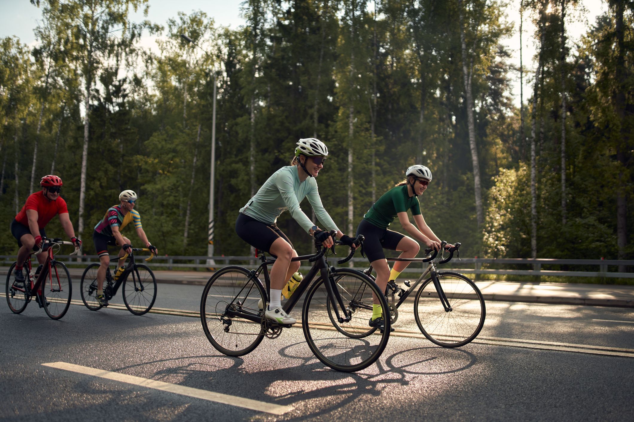 Outdoor bicycle shop