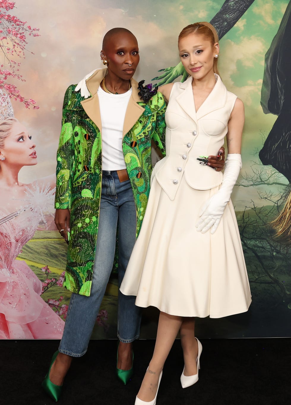 cynthia erivo ariana grande wicked outfits