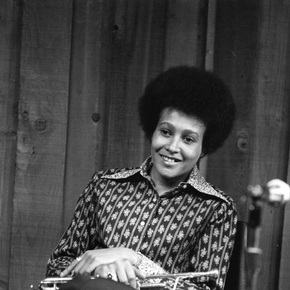 san francisco april 3: cynthia robinson of the psychedelic soul group 'sly and the family stone' records in the studio on april 3, 1973 in san francisco, california. (photo by michael ochs archives/getty images)