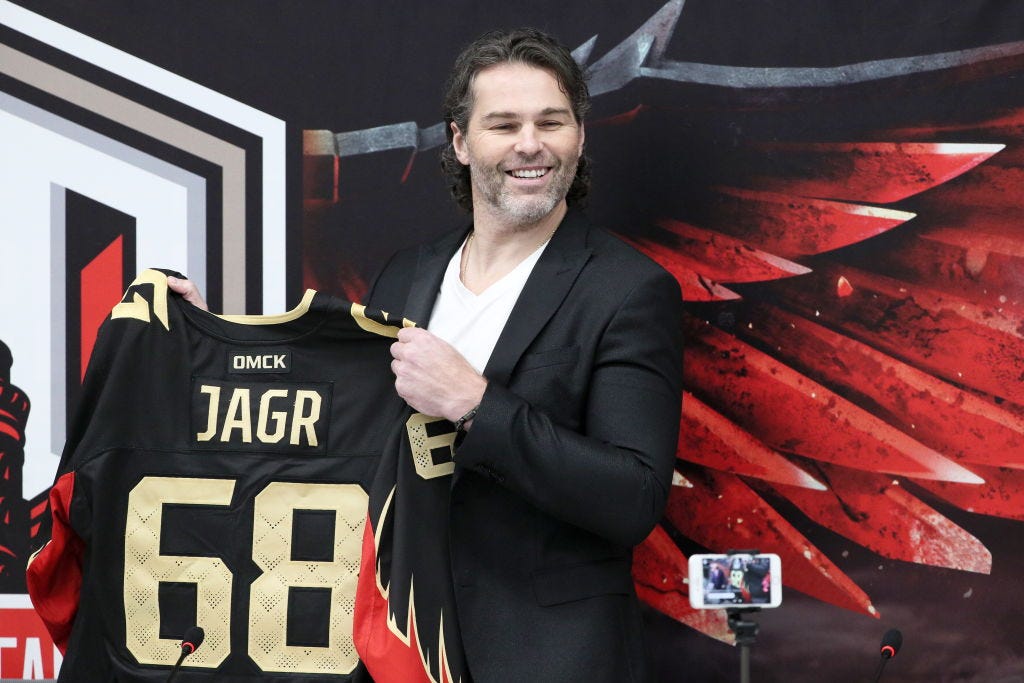 Not in Hall of Fame - Jaromir Jagr