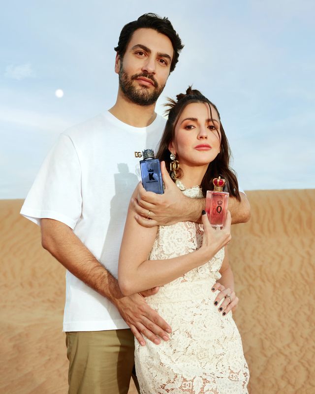 ghassan fallaha and alexandra pereira in a desert