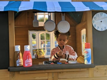 Child, Play, Room, Furniture, Table, Home accessories, Toy, Window, 