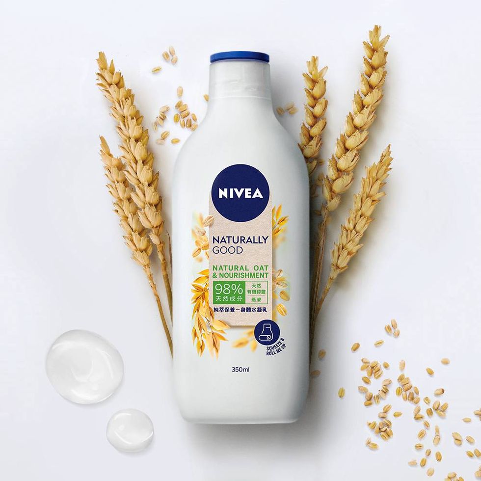 妮維雅 nivea ﻿﻿純萃保養身體水凝乳 天然有機燕麥