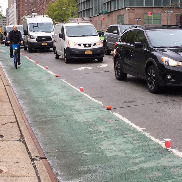 Red Cup Project bike lanes