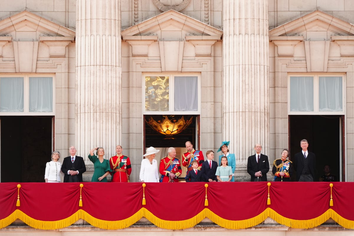 See Which Members of the Royal Family Were on the Buckingham Palace Balcony at Trooping the Colour 2025