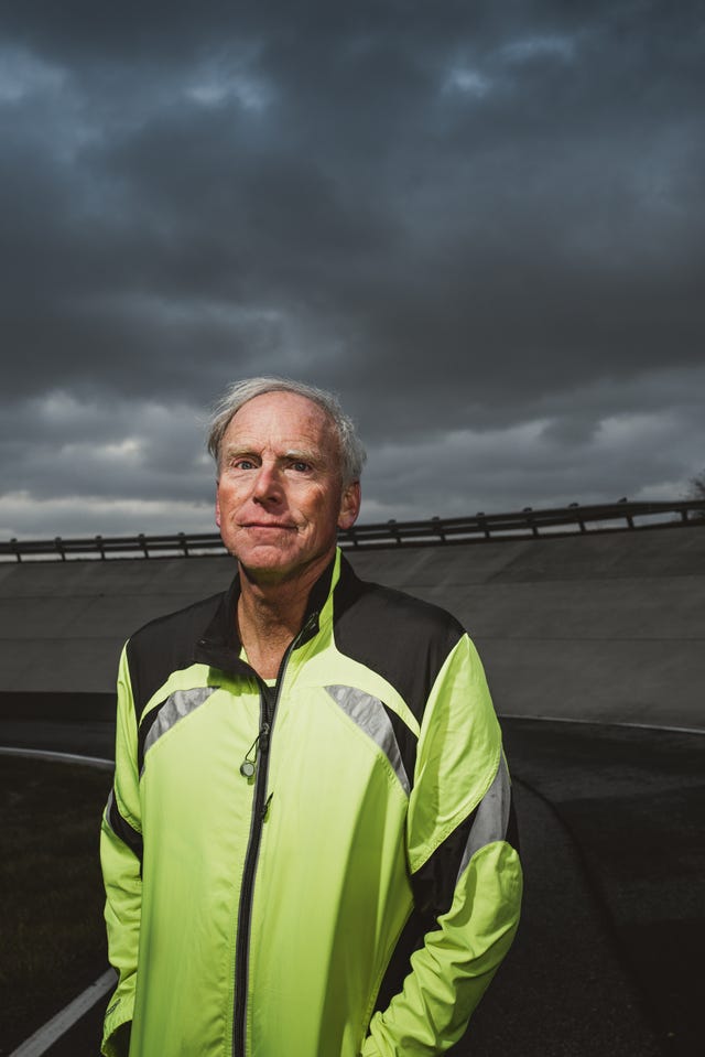 Corvette Employee Tadge Juechter Running