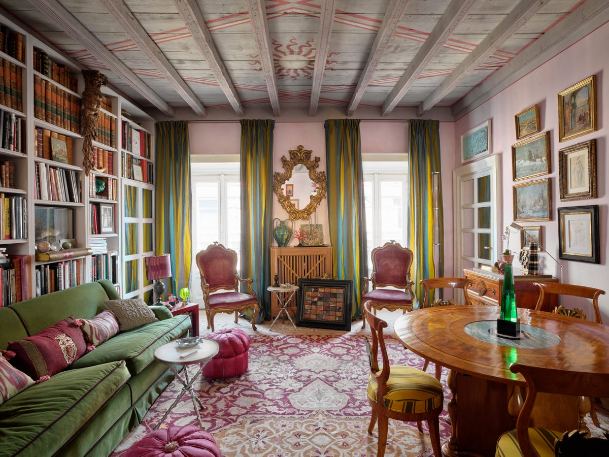 A Descendent of Piero Portaluppi Gives a Historic Italian Apartment His Own Artistic Flair