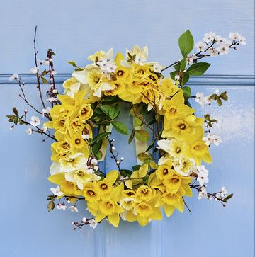 daffodil wreath