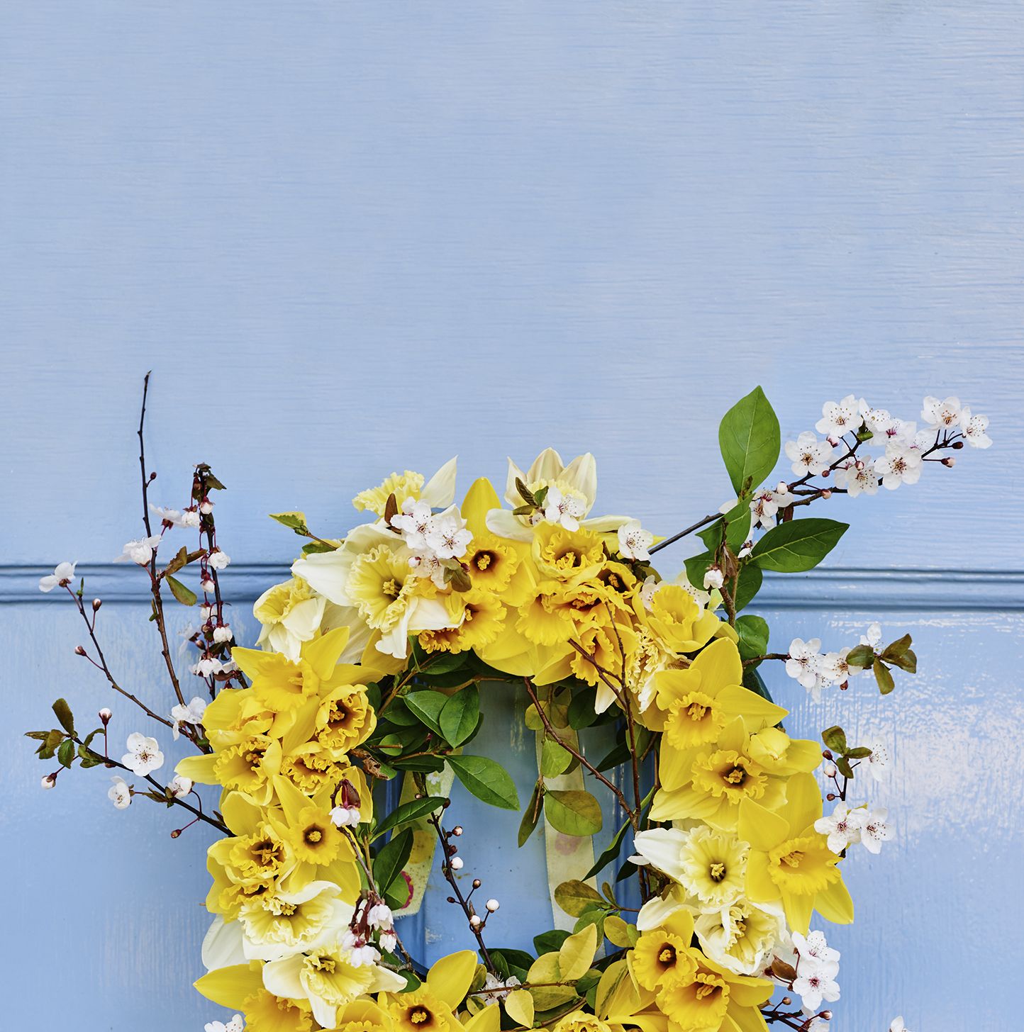 daffodil wreath