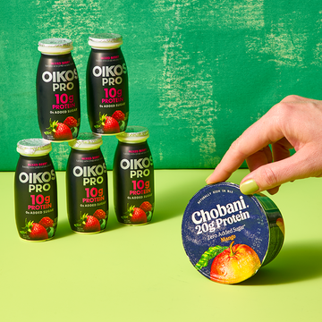 Oikos pro yogurt shots and Chobani high protein yogurt oikos pro yogurt shots and chobani high protein yogurt