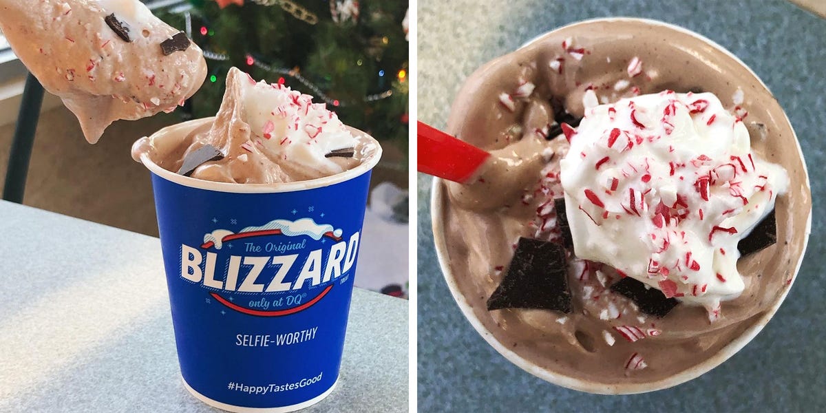 Dairy Queen’s Peppermint Hot Cocoa Blizzard Is Made With Real Candy Cane Pieces