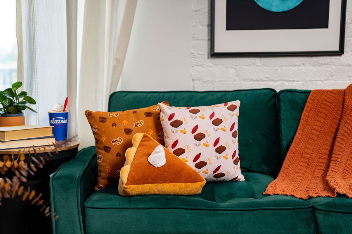 dairy queen scented throw pillows
