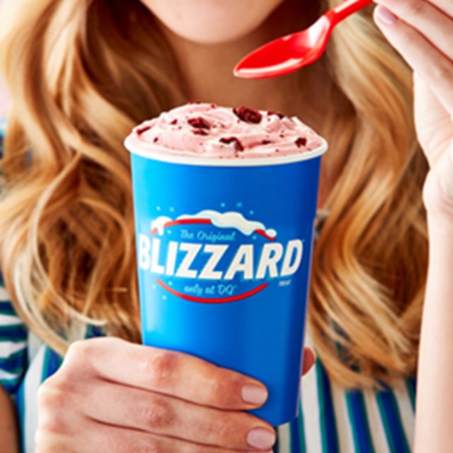dairy queen red velvet cake blizzard