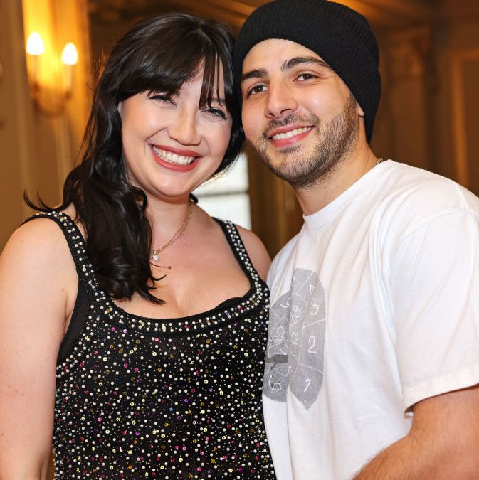 daisy lowe and jordan saul attend daisy lowes baby shower
