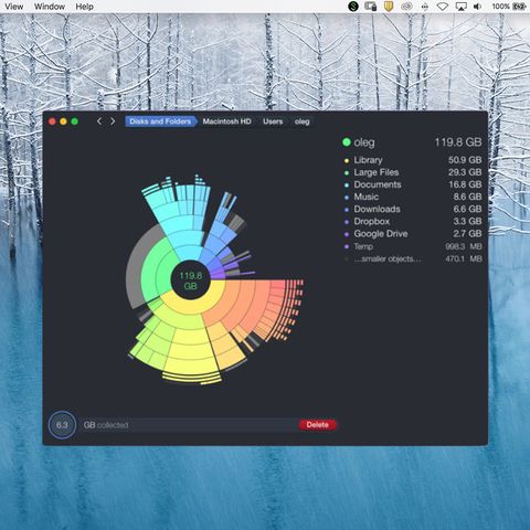 DaisyDisk Disk Space Recovery Tool