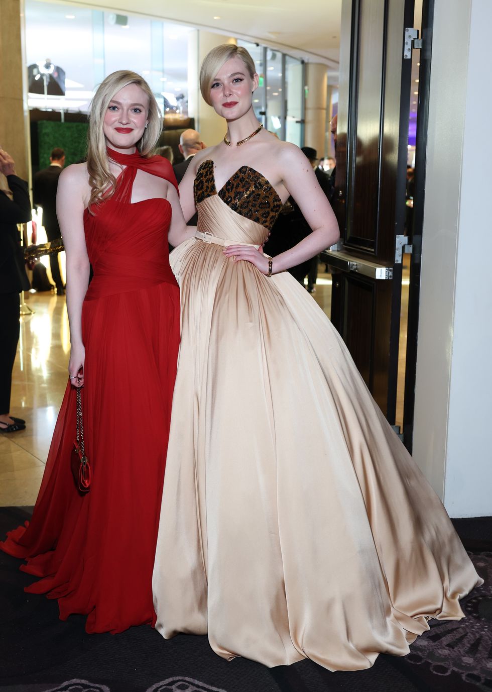 82nd annual golden globe awards ballroom entry