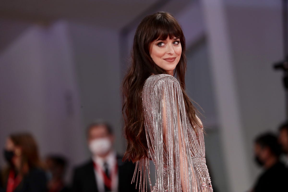 Dakota Johnson Wore A Completely See-through Crystal Dress That Left 