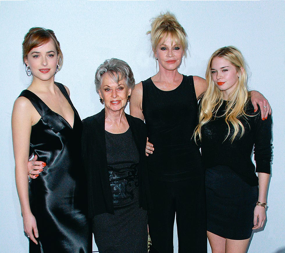 Dakota Johnson, Melanie Griffith, Tippi Hedren