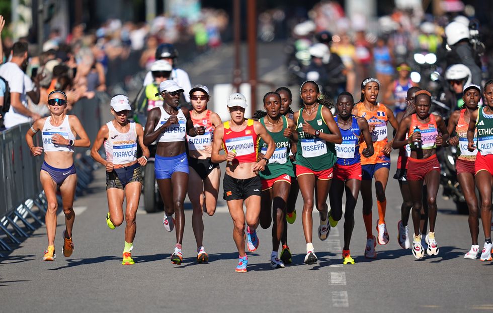 athletics marathon olympic games paris 2024 day 16