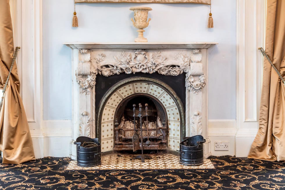 Dalmoak Castle - Scotland - fireplace - Savills