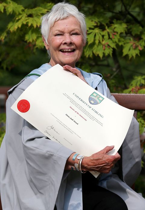 dame judi honoured by university