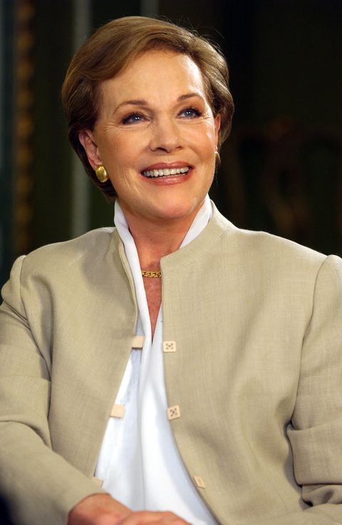 dame julie andrews appearing on bbc breakfast with frost