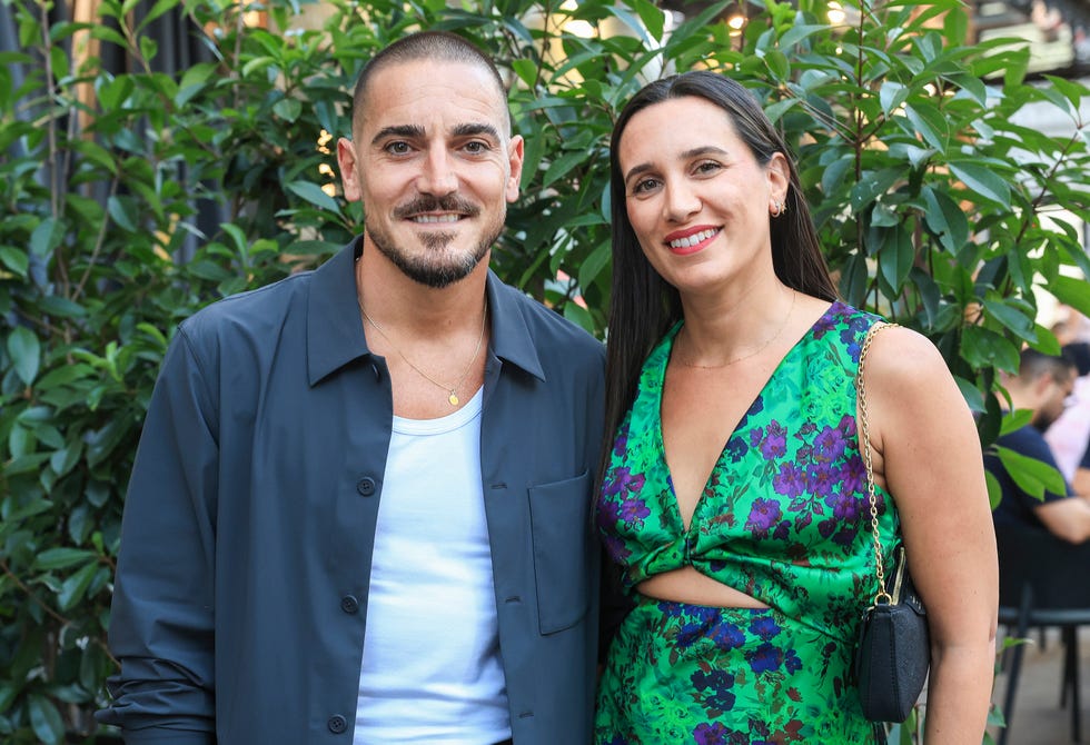 damian quintero junto a su mujer, casandra busto