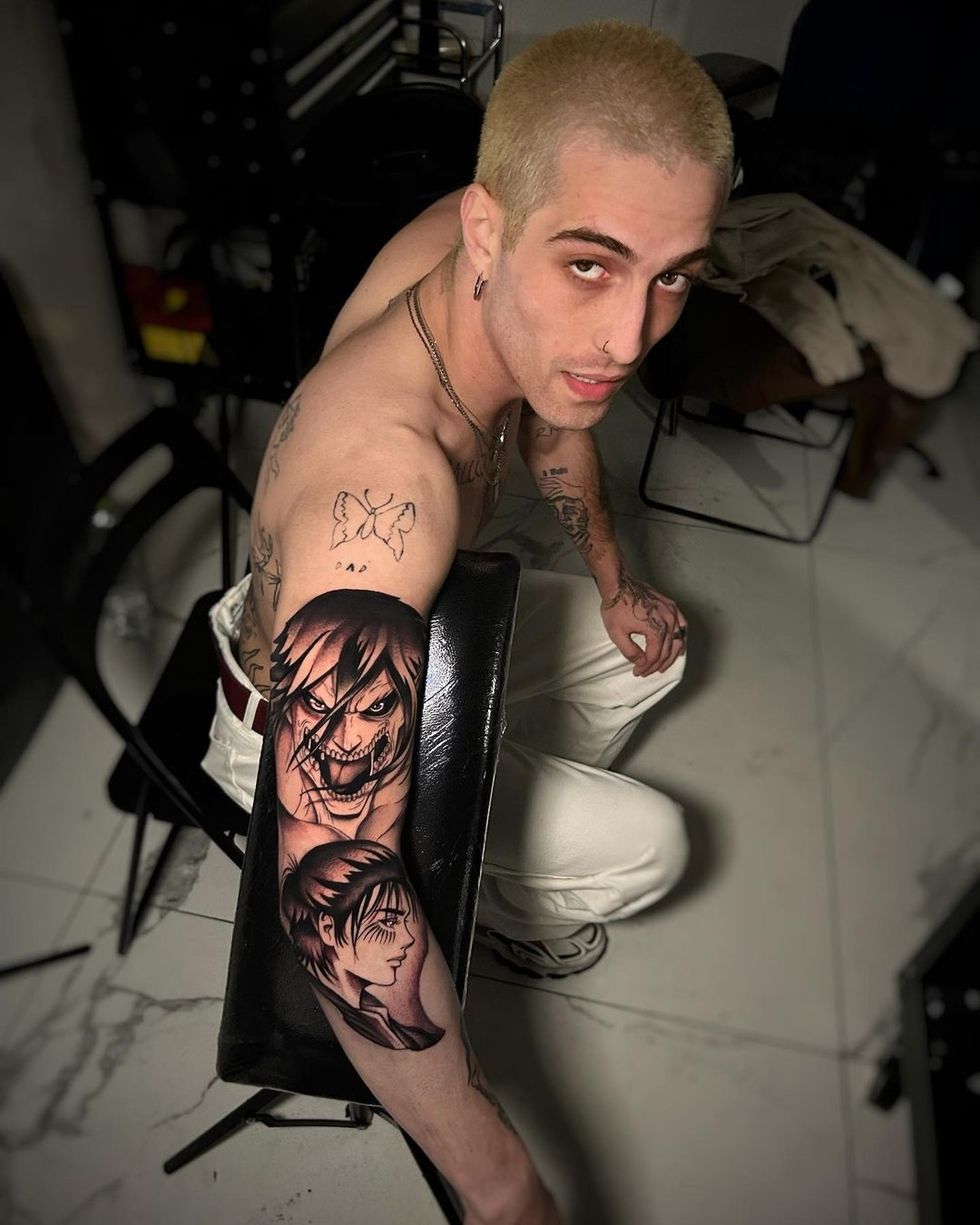 damiano dei maneskin news foto nuovo tatuaggio instagram