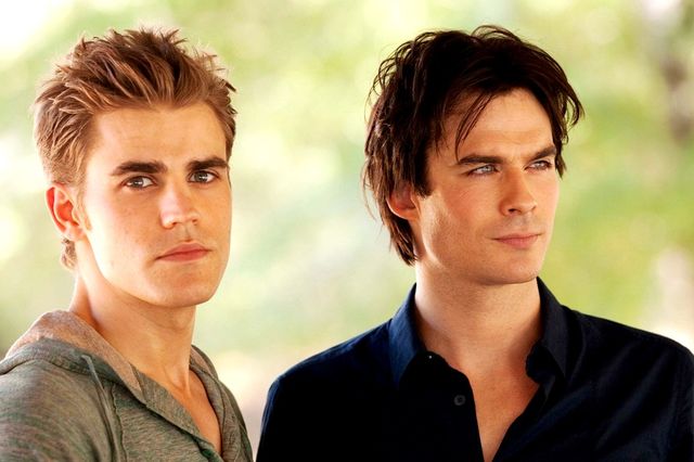damon and stefan salvatore from the vampire diaries